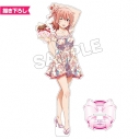 【グッズ-スタンドポップ】やはり俺の青春ラブコメはまちがっている。完 アクリルフィギュアL/由比ヶ浜結衣お花柄【再販】の画像