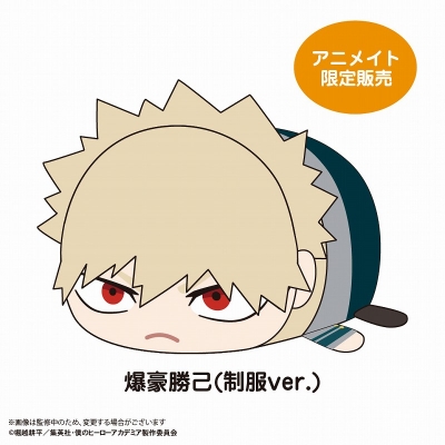【グッズ-ぬいぐるみ】僕のヒーローアカデミア ぽてコロマスコットMsize2 H:爆豪勝己(制服ver.)【アニメイト限定】
