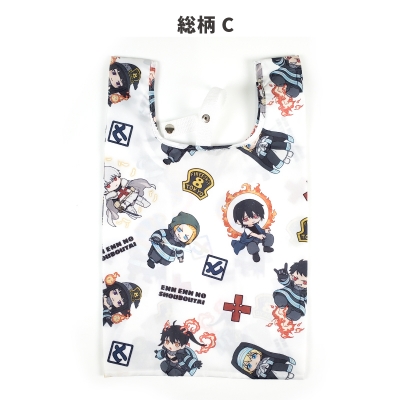 【グッズ-バッグ】炎炎ノ消防隊 エコバッグ 大 03.総柄C