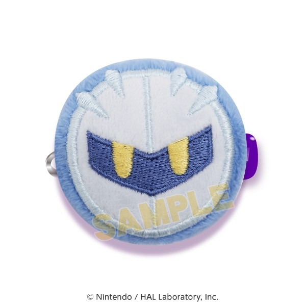 【グッズ-バッチ】星のカービィ もふもふバッジ ⑪メタナイト (フェイス)【再販】