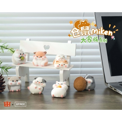【トレーディングフィギュア】ハムスターMIKENの大家族シリーズ