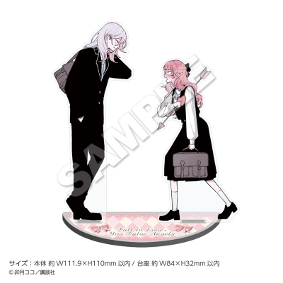 【グッズ-スタンドポップ】漫画『恋せよまやかし天使ども』 アクリルスタンド おとぎ&一刻/ズッキュン【再販】