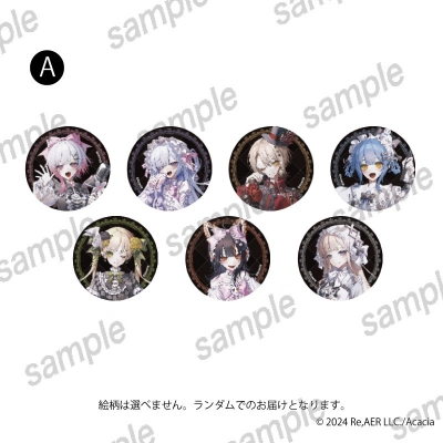 【グッズ-バッチ】魔法少女ノ魔女裁判 缶バッジA【まねきねこコラボ】