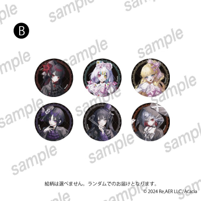 【グッズ-バッチ】魔法少女ノ魔女裁判 缶バッジB【まねきねこコラボ】