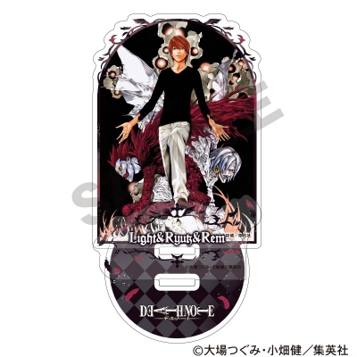 【グッズ-スタンドポップ】DEATH NOTE ジオラマアクリルスタンド 夜神月 リューク レム【再販】