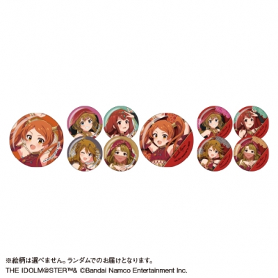 【グッズ-バッチ】アイドルマスター ミリオンライブ! トレーディンググリッター缶バッジ【カラオケの鉄人コラボ】