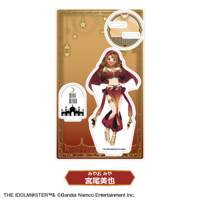 【グッズ-スタンドポップ】アイドルマスター ミリオンライブ! アクリルスタンド<①宮尾美也>【カラオケの鉄人コラボ】