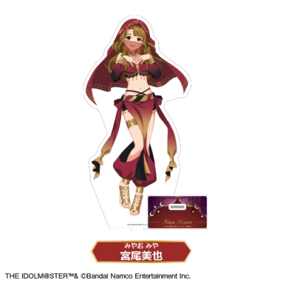 【グッズ-スタンドポップ】アイドルマスター ミリオンライブ! BIGアクリルスタンド<①宮尾美也>【カラオケの鉄人コラボ】