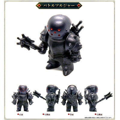 【トレーディングフィギュア】組み合わせ自由の甲冑騎士フィギュア メタルアーマーズ ブラックVer. BOX