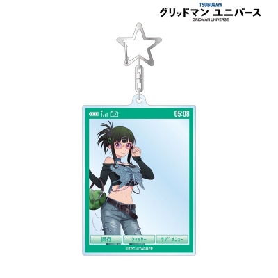 【グッズ-キーホルダー】グリッドマン ユニバース 描き下ろし 2代目 Y2K ver. BIGアクリルキーホルダー【再販】