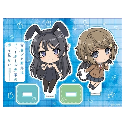【グッズ-スタンドポップ】青春ブタ野郎はバニーガール先輩の夢を見ない アクリルキャラスタンド 桜島麻衣・古賀朋絵【再販】