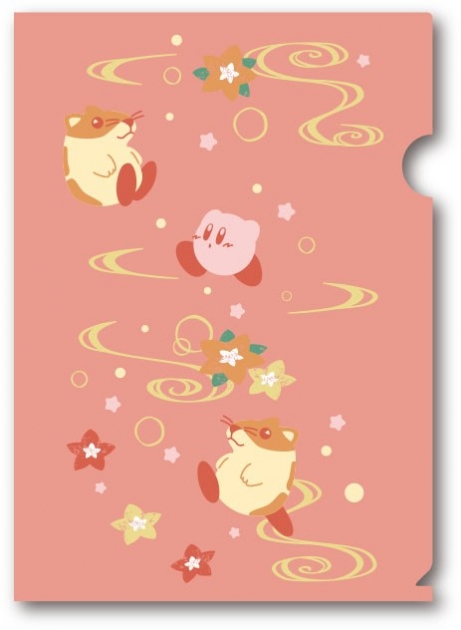 【グッズ-クリアファイル】星のカービィ クリアファイル ふわふ和コレクション ⑦流水文(リック)【再販】