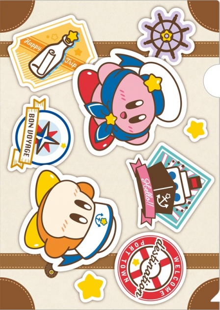 【グッズ-クリアファイル】星のカービィ クリアファイル ボン・ヴォヤージュ トランク【再販】