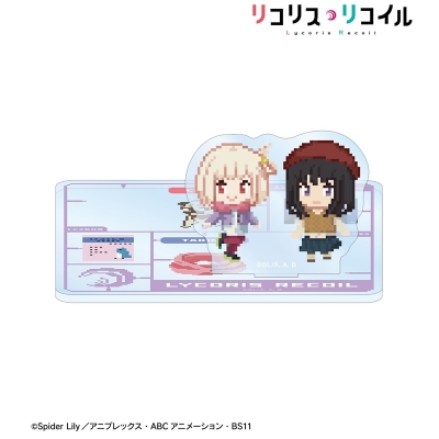 【グッズ-コースター】TVアニメ「リコリス・リコイル」 錦木千束&井ノ上たきな DOT DOT アクリルスタンド付きコースター ver.D【再販】