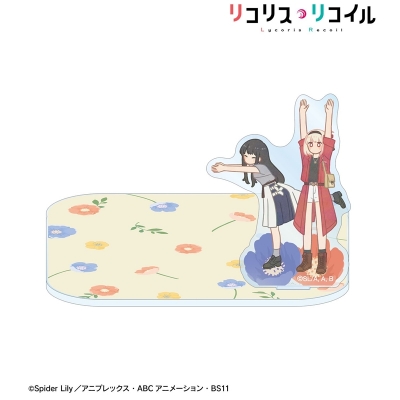 【グッズ-コースター】TVアニメ「リコリス・リコイル」 錦木千束&井ノ上たきな Botania アクリルスタンド付きコースター ver.E【再販】