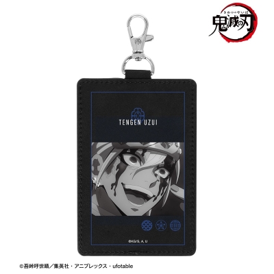 【グッズ-パスケース】アニメ「鬼滅の刃」 宇髄天元 ナスカン付き1ポケット縦型パスケース【再販】