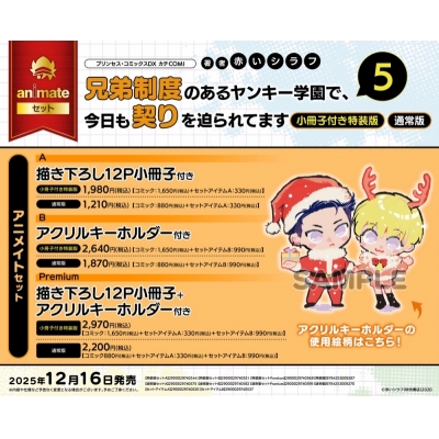 【コミック】兄弟制度のあるヤンキー学園で、今日も契りを迫られてます(5) 小冊子付き特装版 Drama 下载 ダウンロード Download 百度网盘 Mega MediaFire Mp3 CD 分享 感想 翻译セットA【描き下ろし12P小冊子付き】