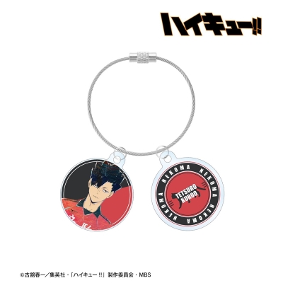 【グッズ-キーホルダー】ハイキュー!! 黒尾鉄朗 Ani-Art 第6弾 2連ワイヤーアクリルキーホルダー【再販】