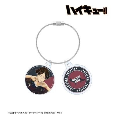 【グッズ-キーホルダー】ハイキュー!! 角名倫太郎 Ani-Art 第6弾 2連ワイヤーアクリルキーホルダー【再販】