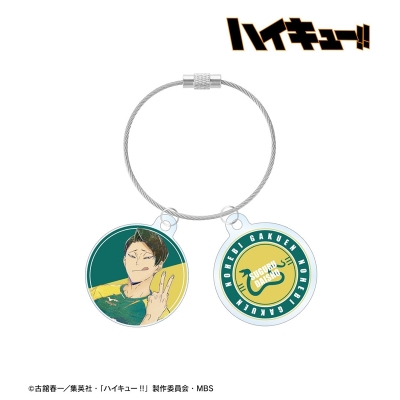 【グッズ-キーホルダー】ハイキュー!! 大将優 Ani-Art 第6弾 2連ワイヤーアクリルキーホルダー【再販】