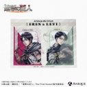 【グッズ-カード】進撃の巨人 【騎馬】エレン&リヴァイ 箔押しクリアフォトカードセット【再販】の画像