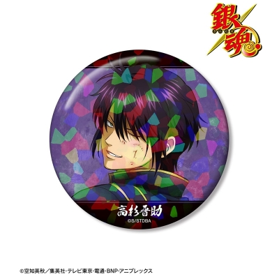 【グッズ-バッチ】銀魂 描き下ろし 高杉晋助 戦う背中ver. 第2弾 ホログラム75mm缶バッジ【再販】
