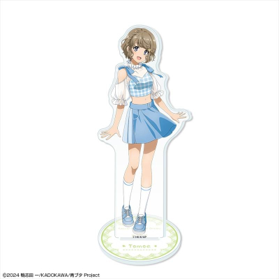 【グッズ-スタンドポップ】「青春ブタ野郎」シリーズ アクリルスタンド デザイン02(古賀朋絵/サマーチェックver.)【描き下ろし】【再販】