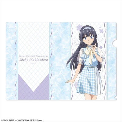 【グッズ-クリアファイル】「青春ブタ野郎」シリーズ クリアファイル デザイン06(牧之原翔子/サマーチェックver.)【描き下ろし】【再販】
