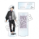 【グッズ-スタンドポップ】Dr.STONE Monotone Street アクリルスタンド あさぎりゲン【再販】の画像