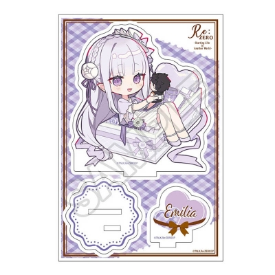 【グッズ-スタンドポップ】Re:ゼロから始める異世界生活 ギフトボックス アクリルスタンドJr. エミリア【再販】