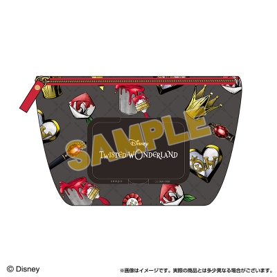 【グッズ-ポーチ】ディズニー ツイステッドワンダーランド seepo ハーツラビュル