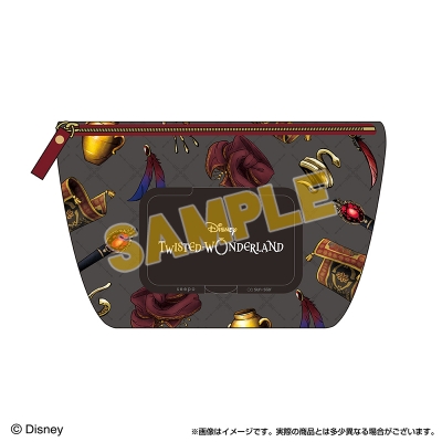 【グッズ-ポーチ】ディズニー ツイステッドワンダーランド seepo スカラビア