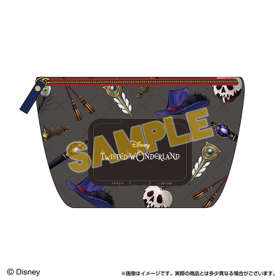 【グッズ-ポーチ】ディズニー ツイステッドワンダーランド seepo ポムフィオーレ