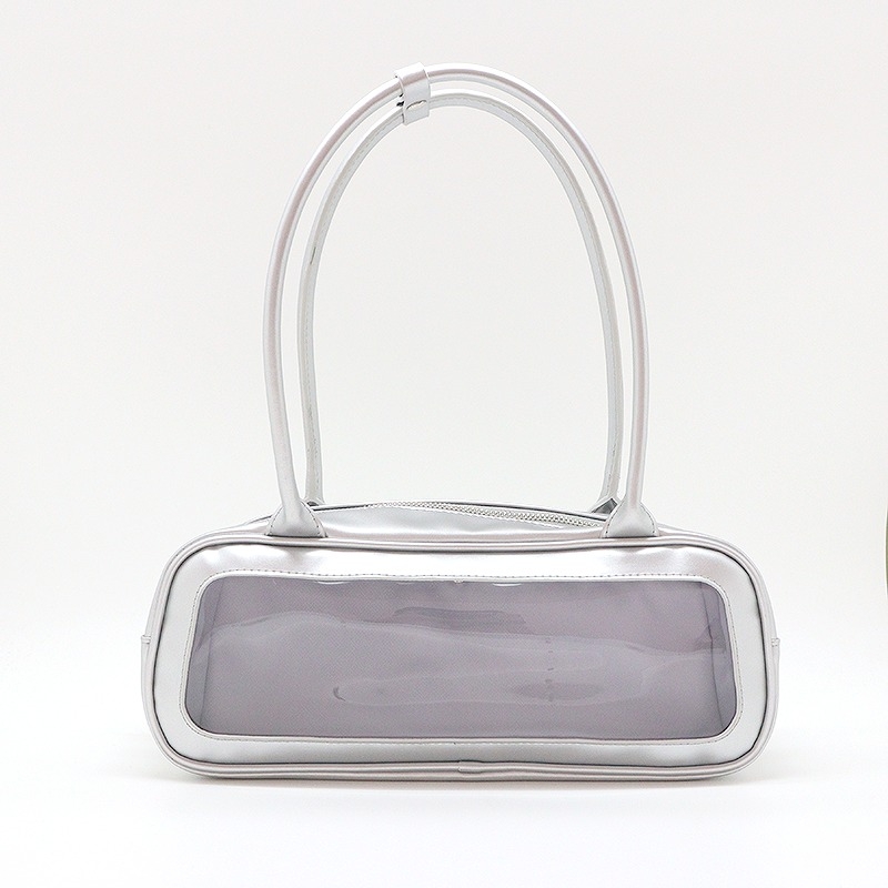 【グッズ-バッグ】ノンキャラ nui.ボストンぬいバッグ シルバー