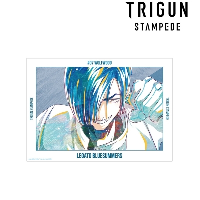 【グッズ-ポスター】TVアニメ「TRIGUN STAMPEDE」 レガート・ブルーサマーズ Ani-Art A3マット加工ポスター【再販】