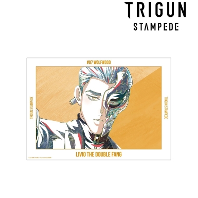【グッズ-ポスター】TVアニメ「TRIGUN STAMPEDE」 リヴィオ・ザ・ダブルファング Ani-Art A3マット加工ポスター【再販】
