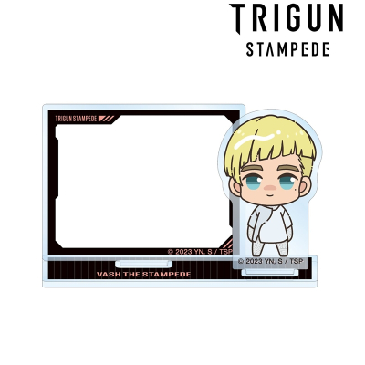 【グッズ-メモスタンド】TVアニメ「TRIGUN STAMPEDE」 ヴァッシュ・ザ・スタンピード(幼少期) ちょこんと! アクリルメモスタンド【再販】