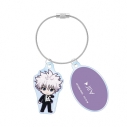 【グッズ-キーホルダー】HUNTER×HUNTER キルア ちびキャラ スーツver. 2連ワイヤーアクリルキーホルダー【再販】の画像