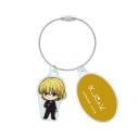 【グッズ-キーホルダー】HUNTER×HUNTER クラピカ ちびキャラ スーツver. 2連ワイヤーアクリルキーホルダー【再販】の画像