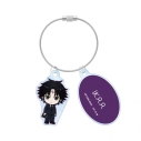 【グッズ-キーホルダー】HUNTER×HUNTER クロロ ちびキャラ スーツver. 2連ワイヤーアクリルキーホルダー【再販】の画像