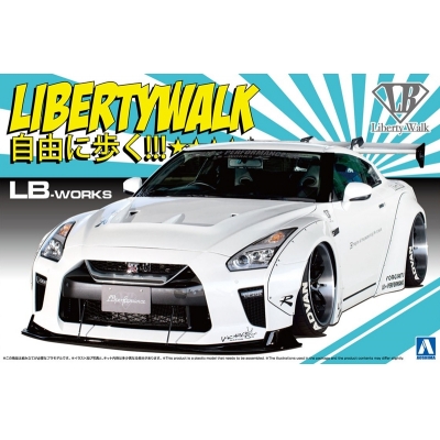 【プラモデル】リバティーウォーク No.11 LB★ワークス R35 GT-R type 1.5 1/24【再販】