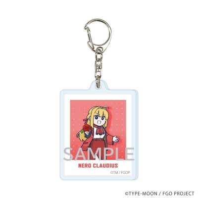【グッズ-キーホルダー】アニメ「Fate/Grand Order 藤丸立香はわからない」BOUQUETver. アクリルキーホルダー(ネロ=クラウディウス)【再販】