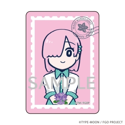 【グッズ-ステッカー】アニメ「Fate/Grand Order 藤丸立香はわからない」BOUQUETver. ダイカットステッカー(マシュ=キリエライト)【再販】