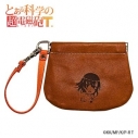 【グッズ-小物入れ】とある科学の超電磁砲T バネくちレザー小物入れ 御坂美琴【再販】の画像