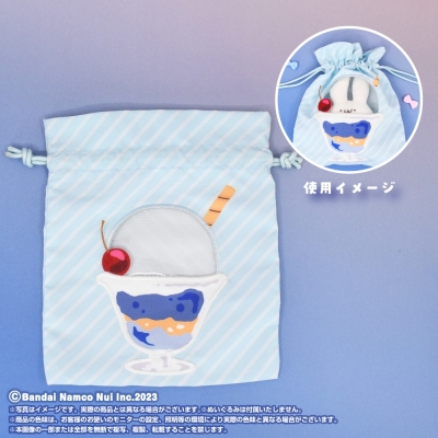 【グッズ-巾着】Chibiぬいのでこれーしょん 2025AGF限定 サンデーブルー巾着【アフターAGF2025】