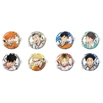 【グッズ-バッチ】ハイキュー!! カラパレ VS好敵手 缶バッジ