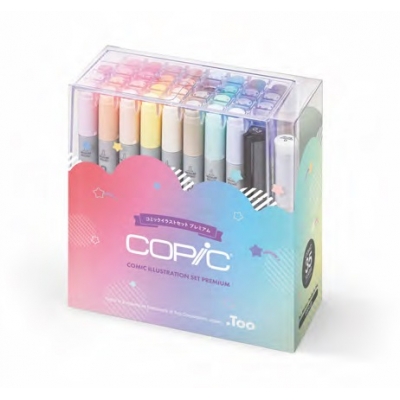 【画材-コピックチャオ】コピックコミックイラストセットプレミアム