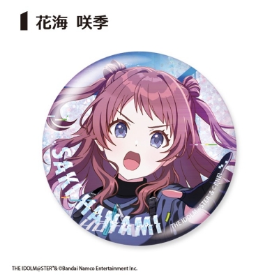 【グッズ-食品】学園アイドルマスター グリッター缶バッジ Howling over the World Ver.