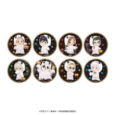 【グッズ-バッチ】呪術廻戦 トレーディング グリッター缶バッジ ハロウィンver.