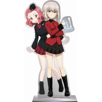 【グッズ-スタンドポップ】ガールズ&パンツァー 最終章 パンツァージャケット交換アクリルフィギュア エリカ&ローズヒップ